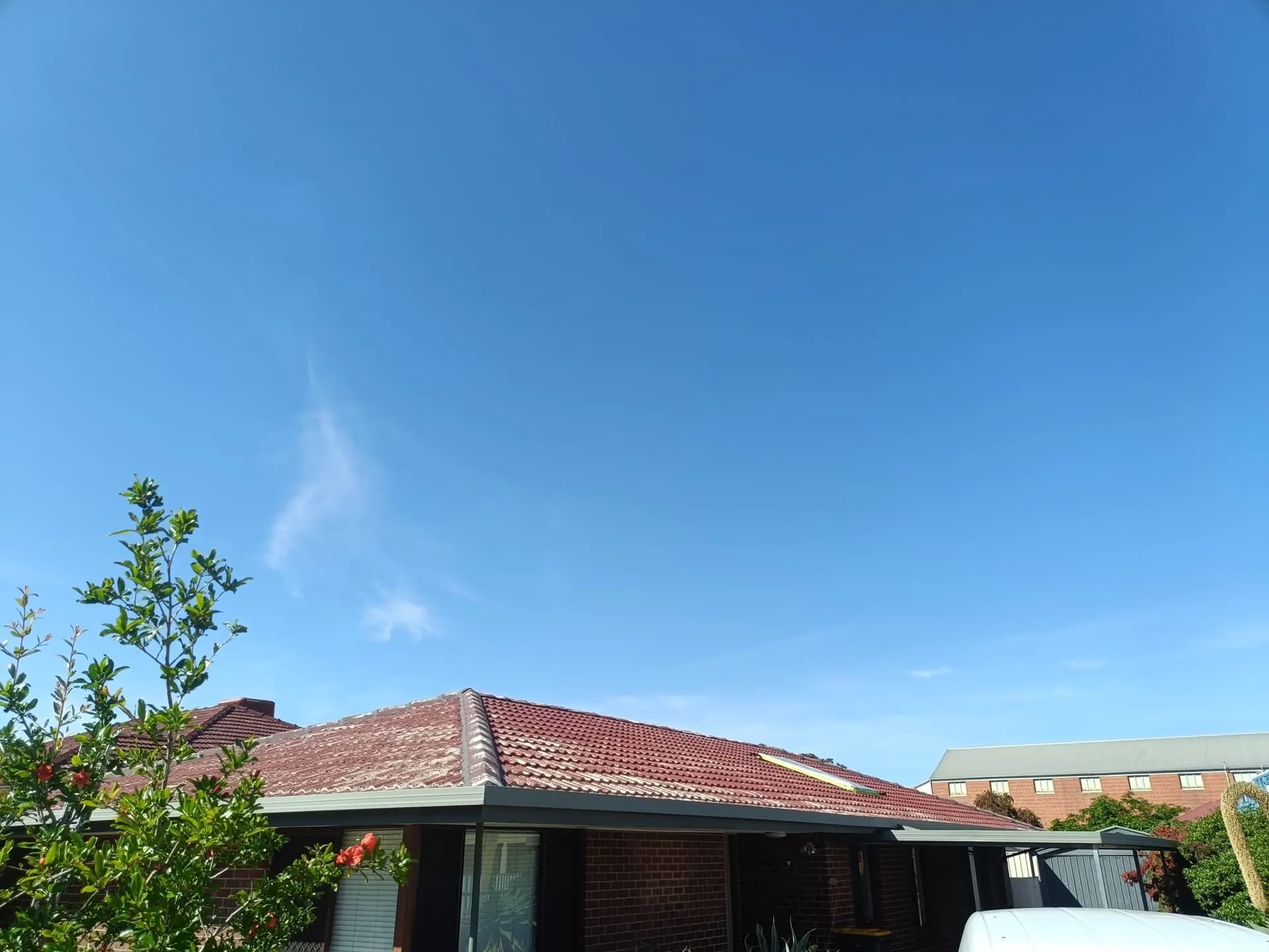 Tiled roof before restoration in South Australia